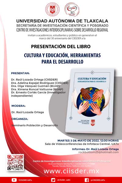 20220503 presentación del libro cultura y educación